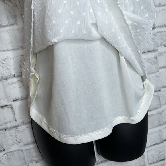 Polagram Embroidered Layered Boho Hippie Blouse Shirt Top Size Small - Picture 5 of 7